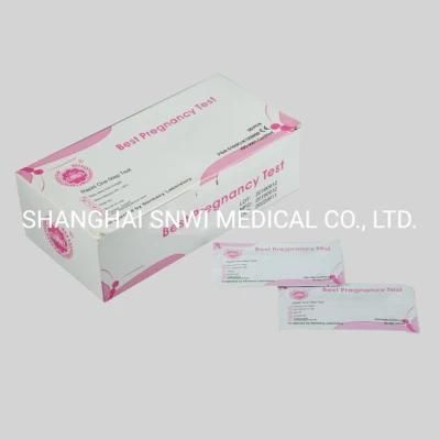 High Sensitivity One Step Gold Colloid Rapid Diagnostic Test HCG Pregnancy Test Kit (Strips/Cassette/Midstream)