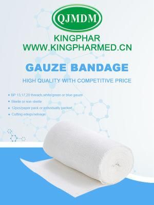 First Aid Medical Absorbent 100% Cotton Gauze Bandage - China Bandage ISO Ce Bandage Roll, Pure Cotton Bandage