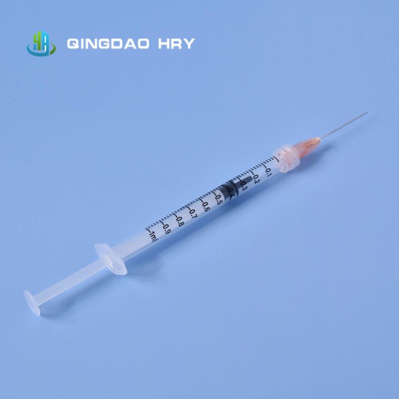 1 Ml Syringe Luer Lock OEM Disposable Syringe Syringes Newest Selling Disposable Syringes with Needle & Safety Needle 1ml 3ml 5ml 10ml 20ml 60ml