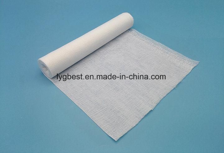 Ce ISO13485 FDA Certified Absorbent Gauze Roll Manufacturer