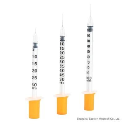 Disposable Medical Use 0.3ml Insulin Syringe for Diabetic Use