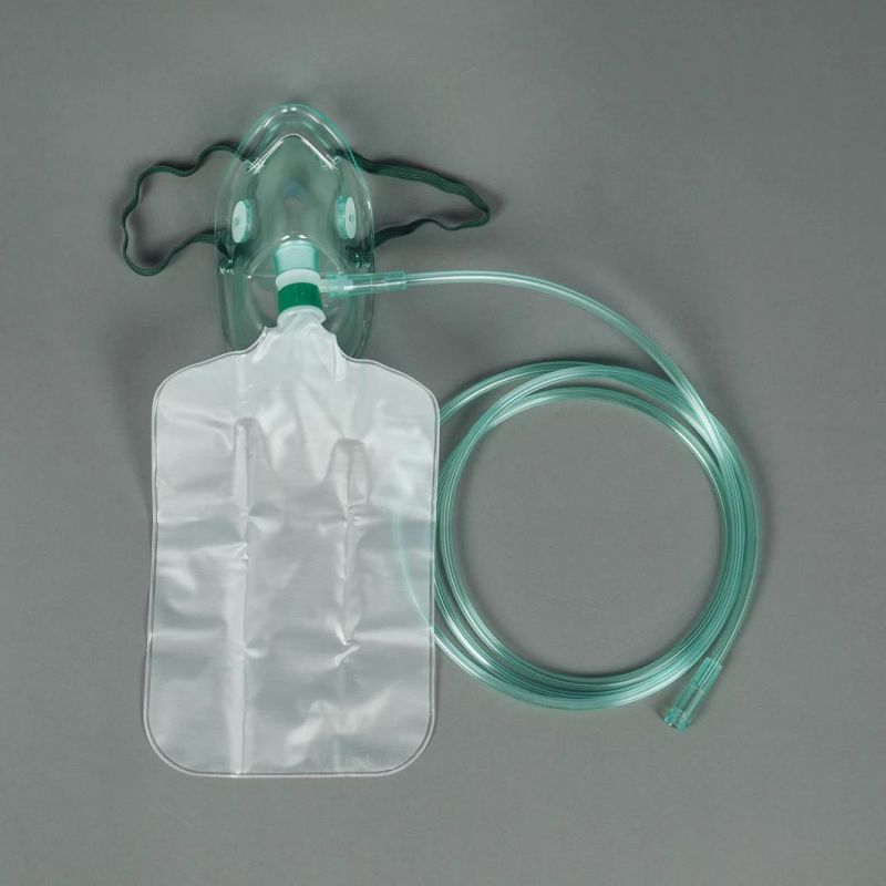 CE FDA Oxygen Mask with Bag/Non-Rebreathing Resevoir Bag