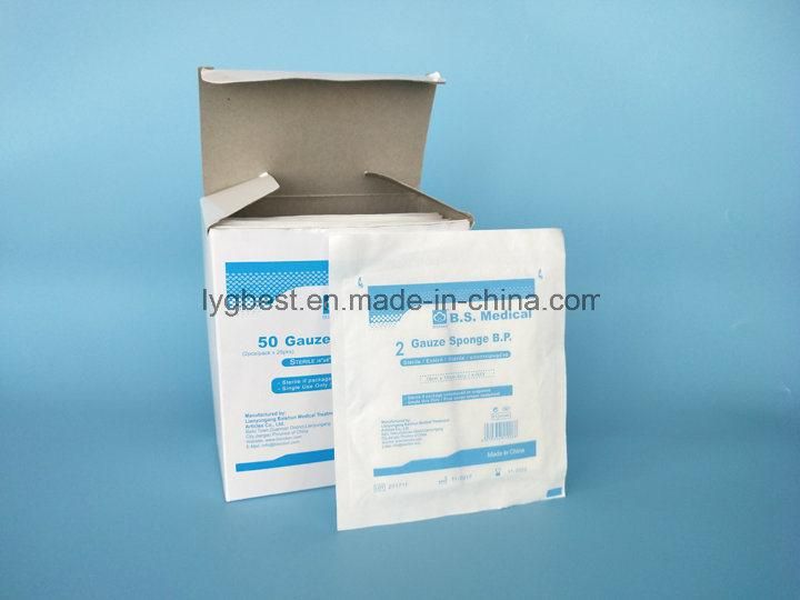 Hot Sale Medical Disposable Gauze Swab for Would Dressing