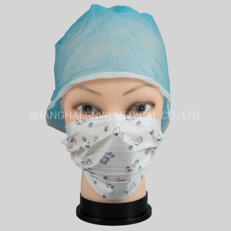 Disposable 3 Ply Nonwoven Civil Face Mask Protective Face Mask Fashion Medical Mask Meltblown Mask/Blue and White/Gauze Mask/Breathing Mask