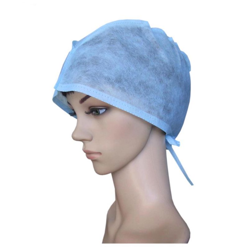 Disposable Nonwoven Surgeon Cap for Hospital Use