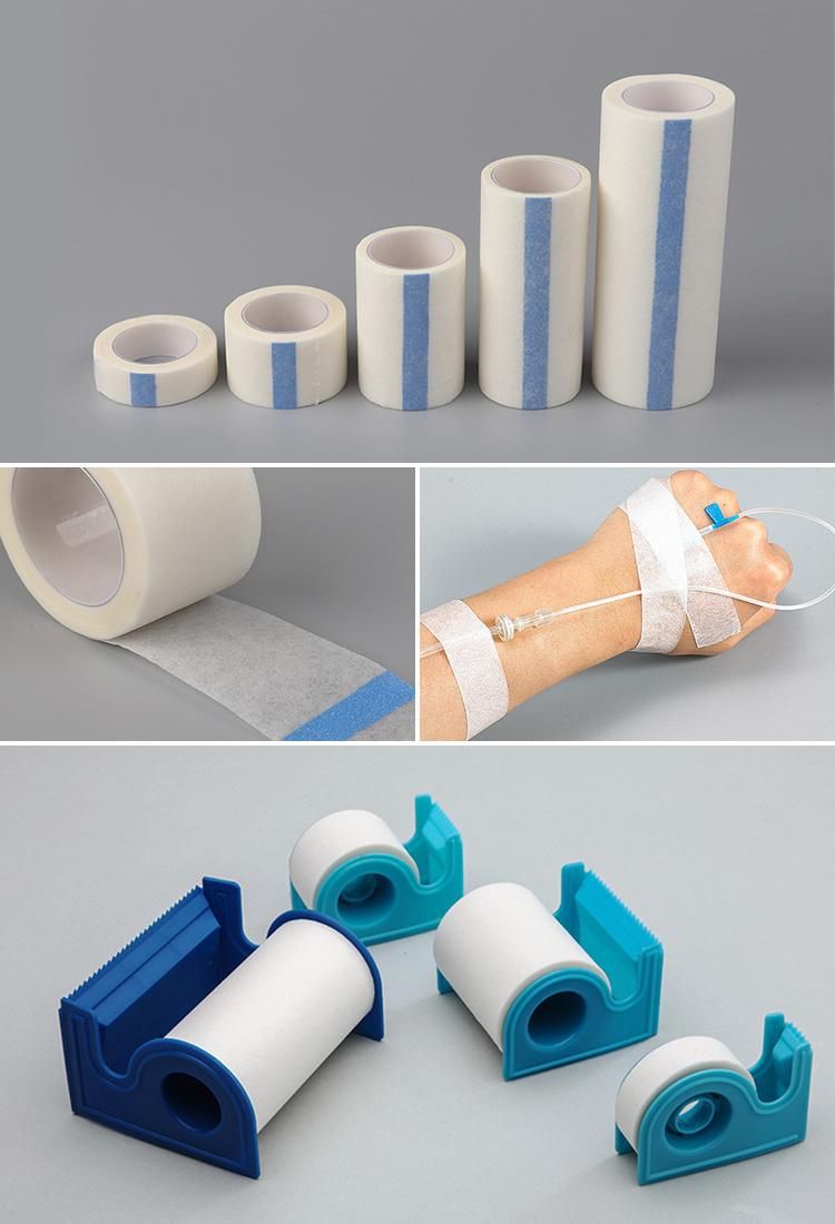 Low Price Free Sample White Skin Medical Non Woven Paper Tape for Hospital