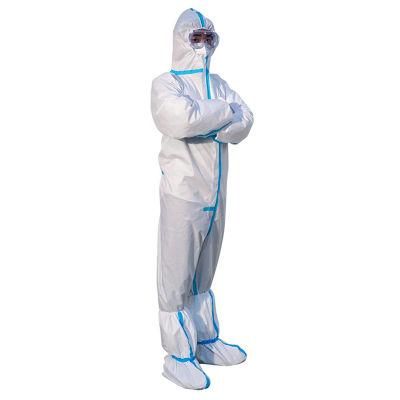 Taped Seam Disposible Medical Surgical Working Protective Suit Coverall