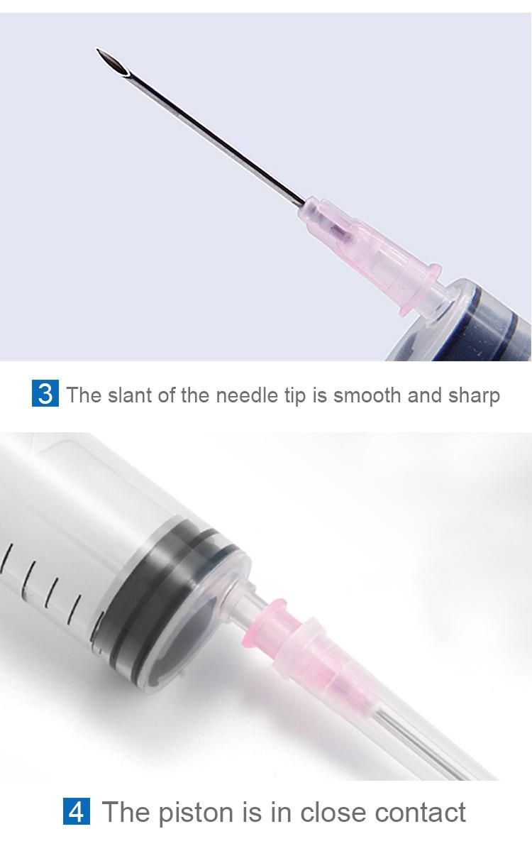 Factory Cheap Price Disposable Surgical Plastic Syringe with Needle