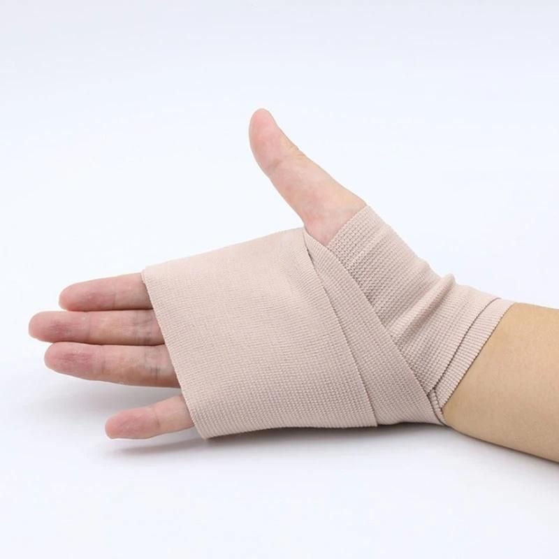 Medical Consumables Soft Comfortable and High Elasticity Skin Colorcrepe Elastic Bandage