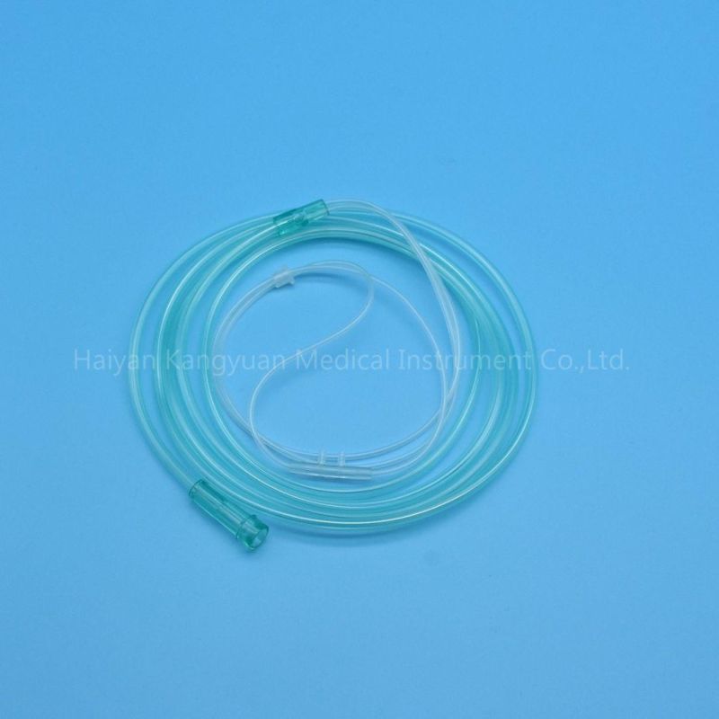 Oxygen Nasal Cannula PVC Transparent Tube Medical Supply Medical Material Soft Tip Oxygen Therapy Device Oxygen Cannula Whole Sale Disposable