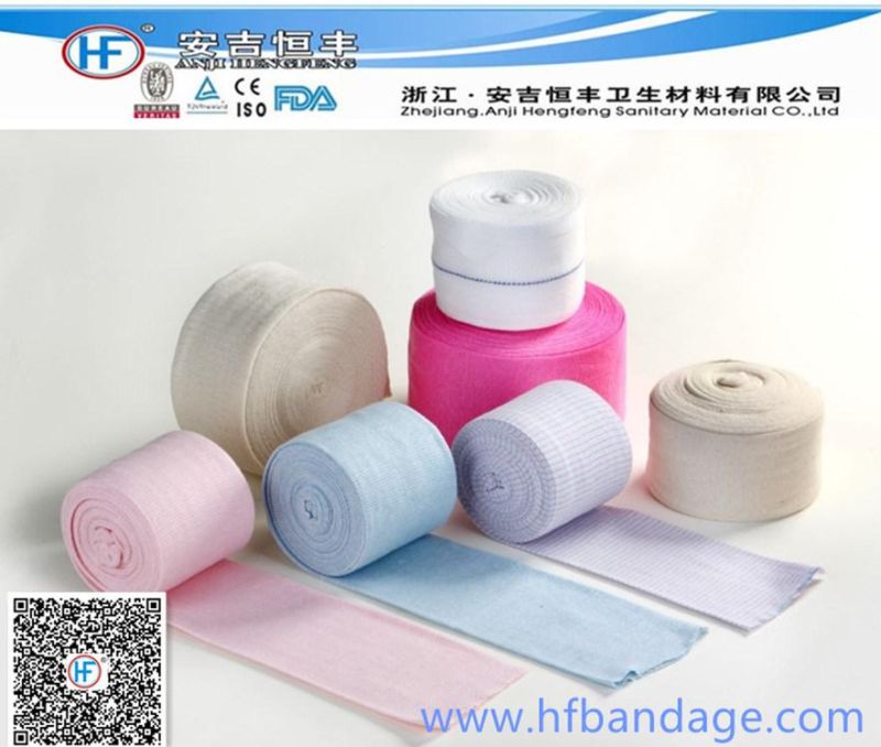 Distributor Perfer to 100% Elastic Rubber or Polyester Tubular Gauze Bandage 260g