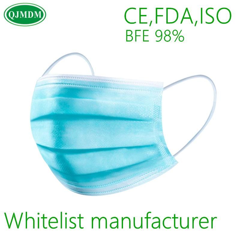 Level 3 Surgical Mask for Hospital with Bfe Pfe 99% Blood Penetration