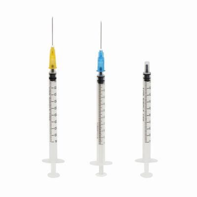 1/3/5/10/20/30/50/60ml Disposable Syringe for Injection Luer Lock/Slip with Needle