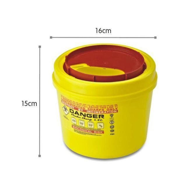 Plastic Hospital Disposable Sharp Waste Container