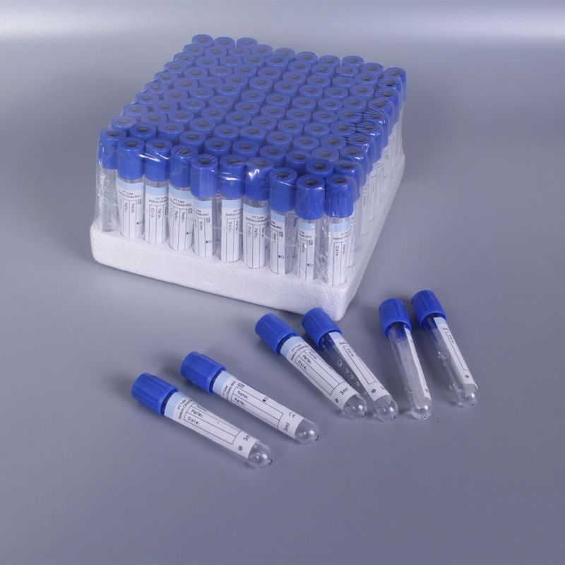 3ml Disposable Plastic Medical Coagulation Mechanism and Blood Preservation Sodium Citrate 9nc Vacuum Blood Collection Tube