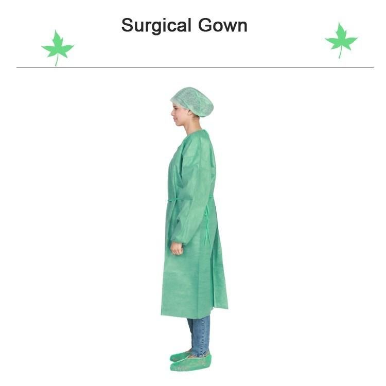 pp pe sms smms spunlace medical sterile disposable surgical gown