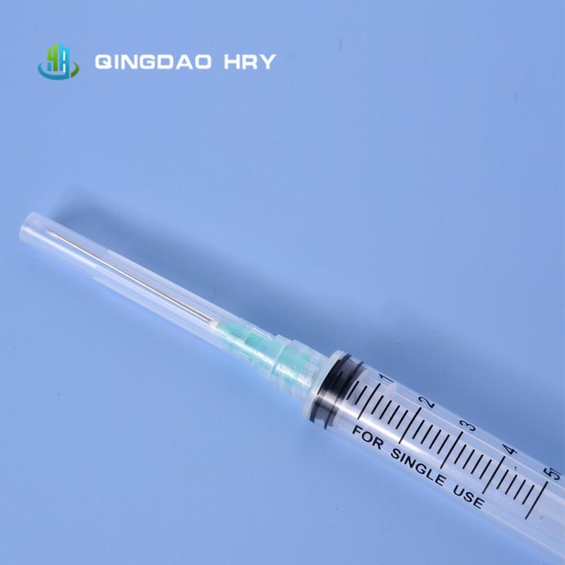 3-Parts Sterile Disposable Syringe 3ml Luer Lock with Needle FDA CE&ISO Approved