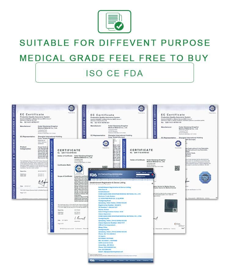 Disposable Wound Caring Foam Dressing with Different Size