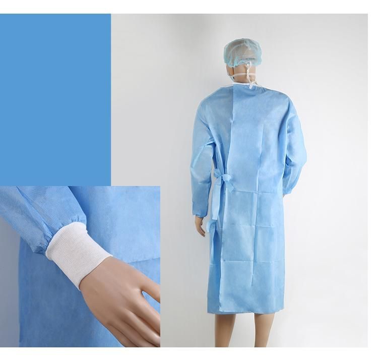 Disposable Isolation Gown Surgical Gown with AAMI Level 1 2 3 4 and CE Disposable Coveralls