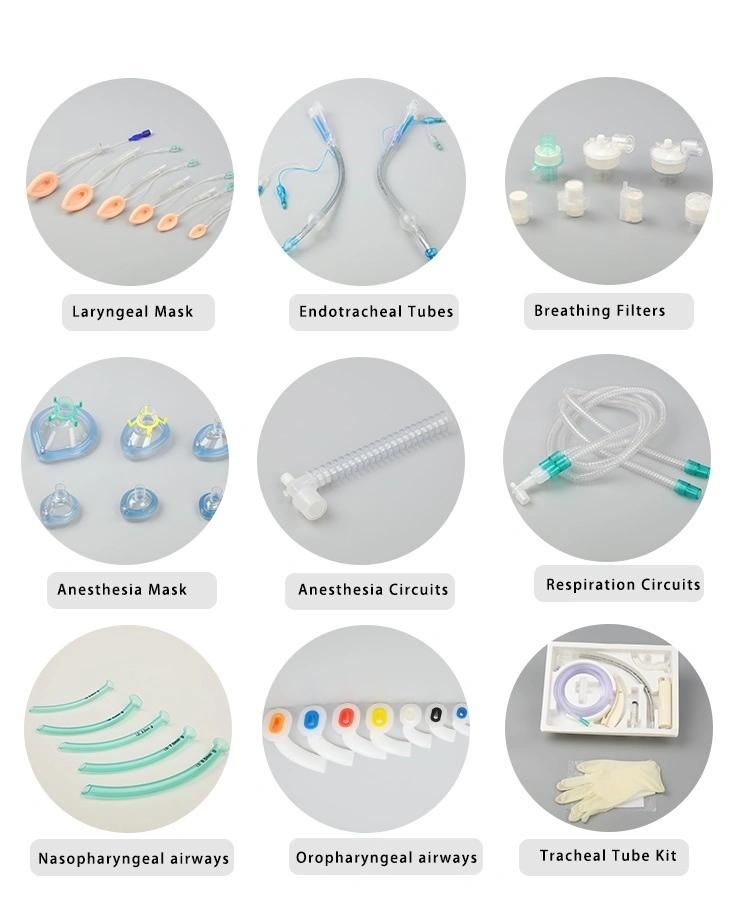 Medical Supply Disposable PVC Laryngeal Mask for Different Sizes