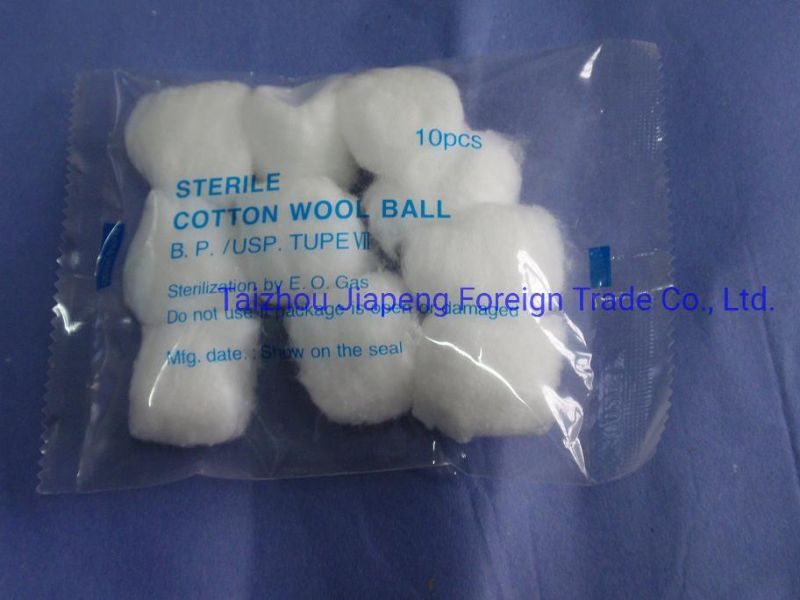 100% Pure Cotton Medical Absorbent Non-Sterilized and Sterilized Cotton Balls