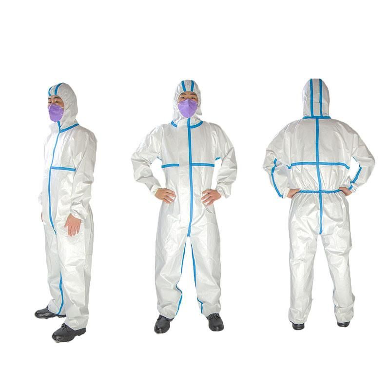 White Non-Sterilized Disposable Medical Protective Coveralls Medical Supplies Free Samples