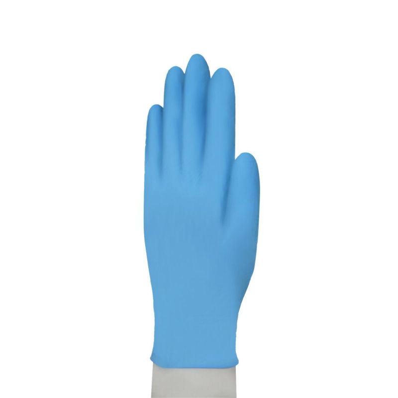 Disposible Powder Free Nitrile Gloves Blue Color Size From S to XL Medical Rubber PVC Working Household Gloves