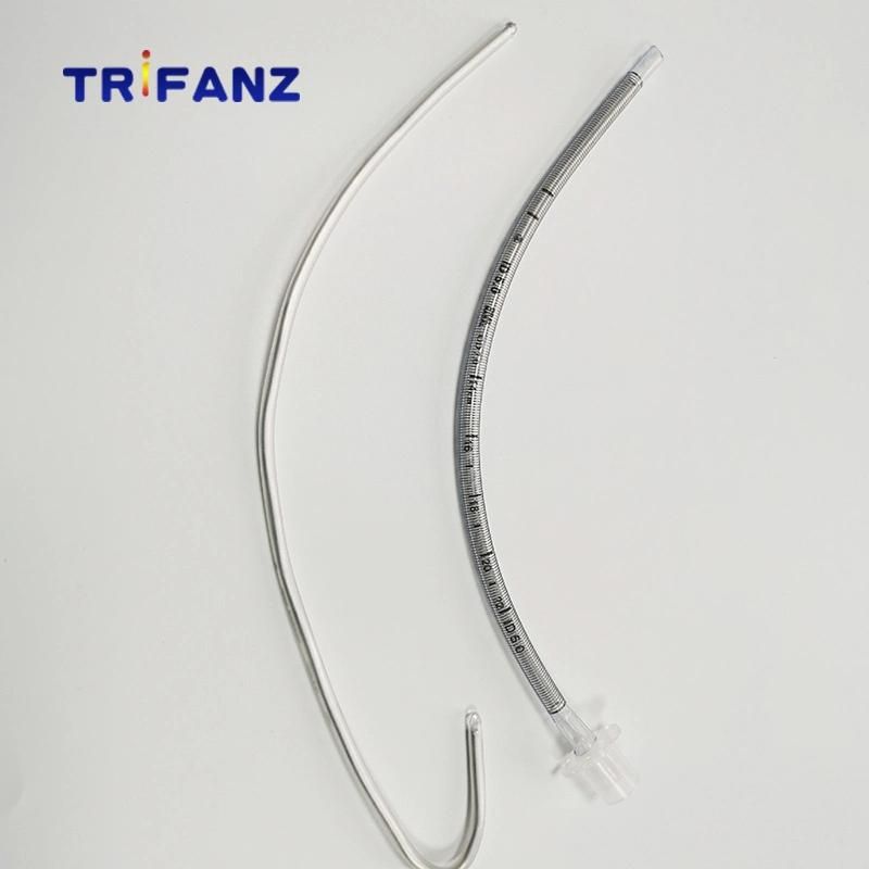 PVC Visible X-ray Reinforced Endotracheal Tube Without Cuff