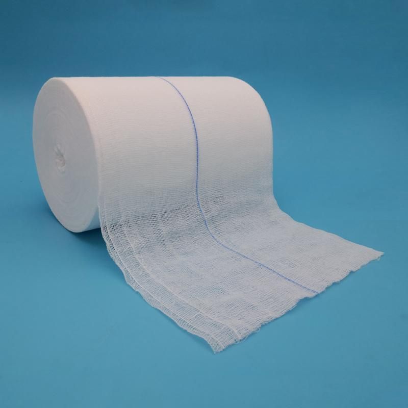 Surgical Materials Ce and ISO Approved Absorbent Gauze Roll Disposable Medical Supplies