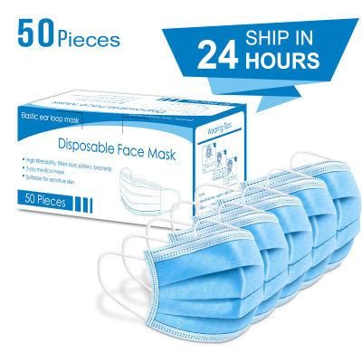 Face Mouth Mask Medical Disposable Protect 3 Layers