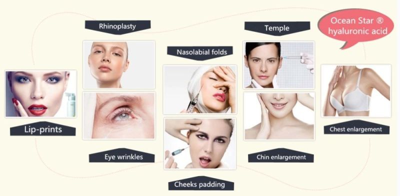 Injectable Hyaluronic Acid Dermal Filler 1ml 2ml 10ml 20ml