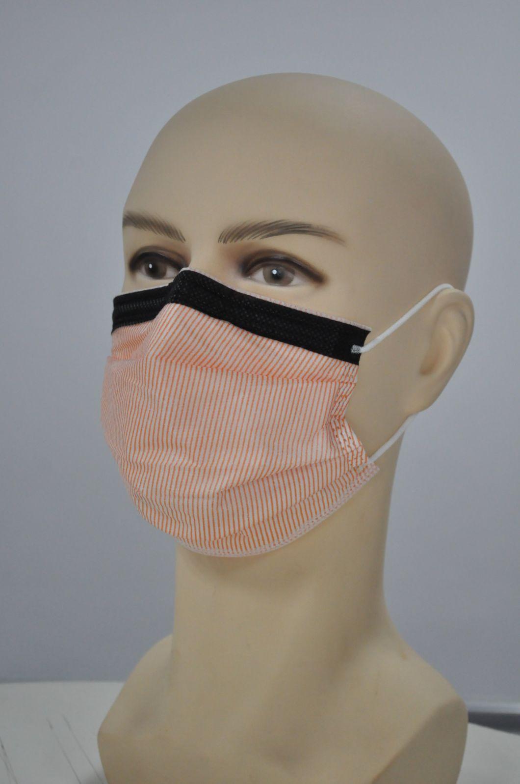 Surgical/Hospital/Medical/Protective/Safety/Nonwoven 4ply Activated Carbon Dust/Paper/Dental/SMS/Mouth 4ply Disposable Face Mask with Elastic Ear-Loops/Tie-on