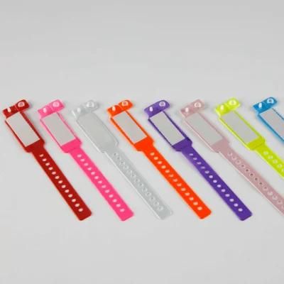 Disposable Hospital Insert Card PVC Baby ID Wristbands