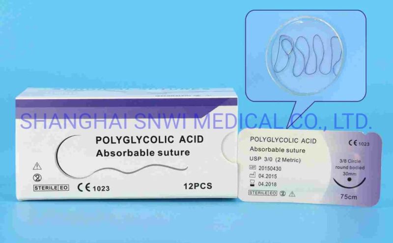 Medical Disposable Surgical Suture (Catgut, Silk, Nylon, PGA, PDA) with CE, ISO & FDA