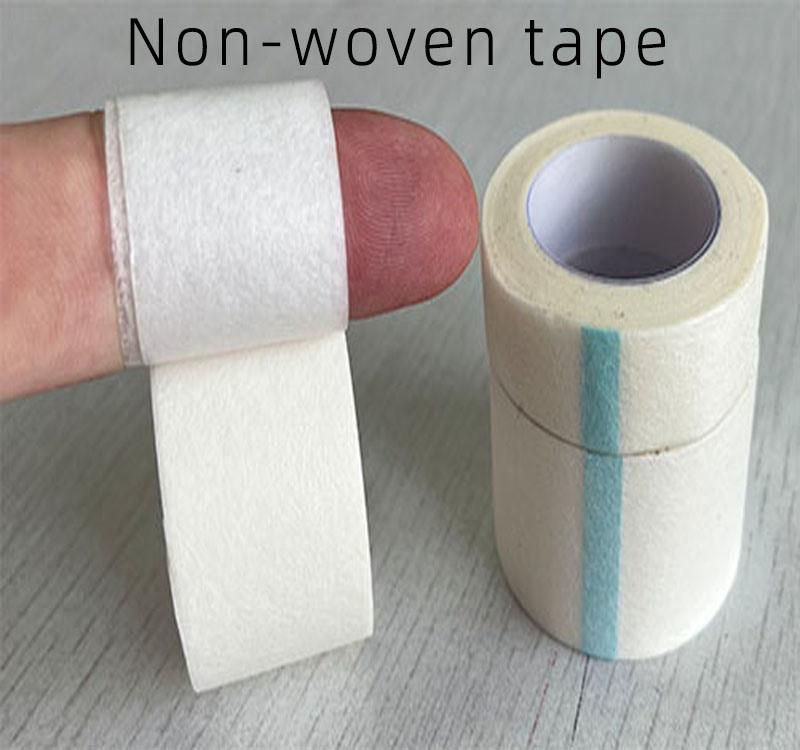 Medical Microporous Breathable PE Non-Woven, Pressure Sensitive Adhesive Tape, Fixed Gauze, Microporous First Aid Tape