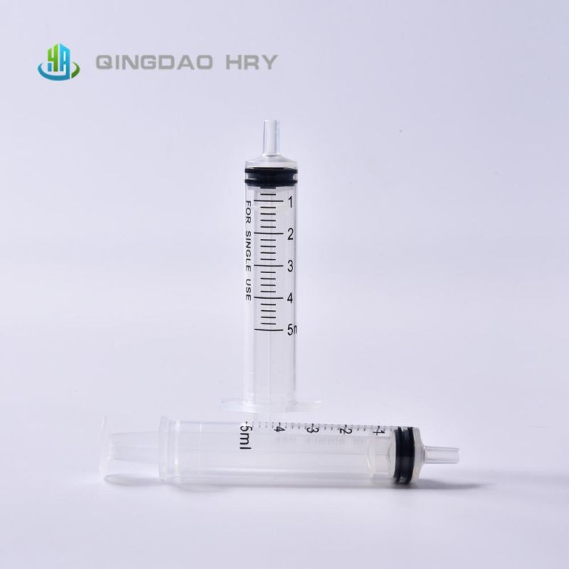 5ml Disposable Syringe Luer Slip Without Needle From Factory with FDA 510K CE&ISO Improved for Vaccine Stock Products and Fast Delivery