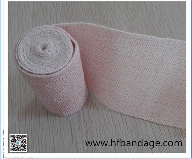 Stretched, Beige, Wide Surgical Bandages for Leg, Knee, Sprain, Wrist, Chest, Body, Medical