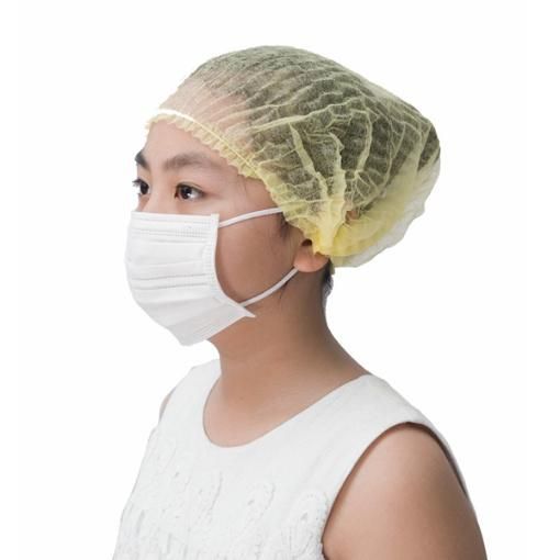 Disposable Hairnet Non Woven Bouffant Clip Mob Cap