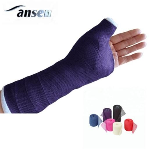 Water Activated Resin Waterproof Orthopedic Fiber Cast Elbow Bandage