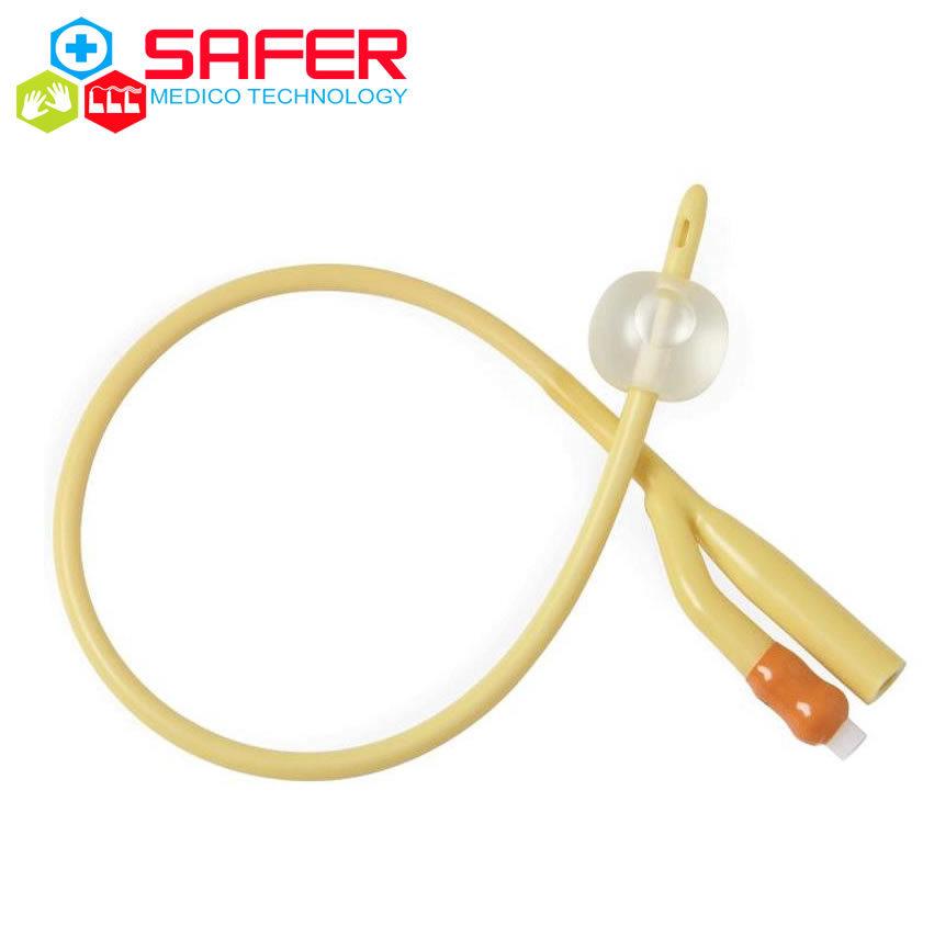 Disposable 2-Way Latex Tiemann Foley Catheter Sizes