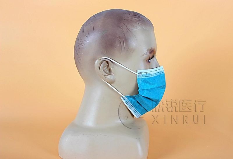 4-Ply Non-Woven Disposable Dental Face Mask with Ear Loop