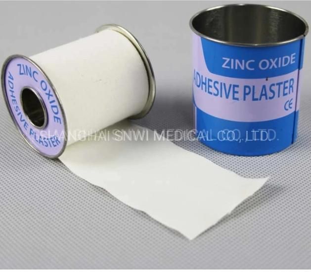 CE&ISO Certificate Medical Disposable Zinc Oxid Plaster with Plastic Can