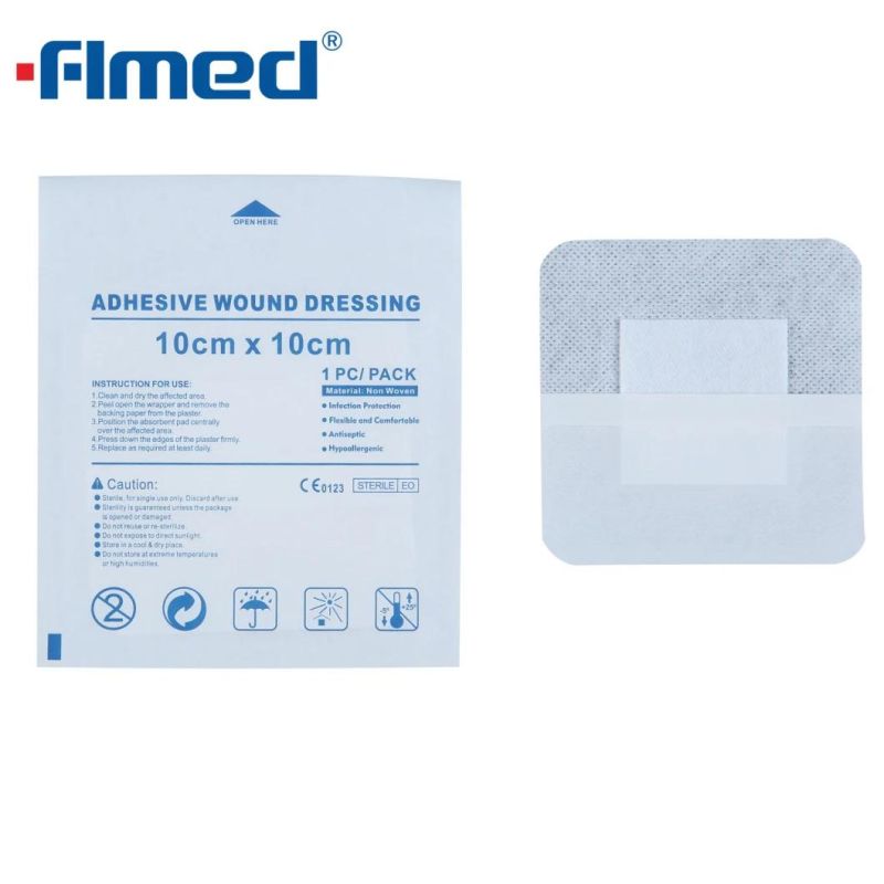 Sterile Non-Woven Adhesive Wound Dressing Hypoallergenic Wound Dressing