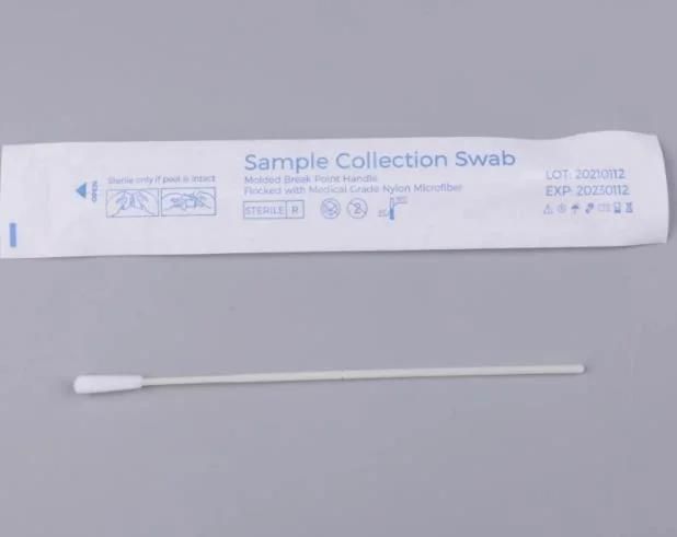 Charcoal Medium Plastic Stick Swabs Sterile