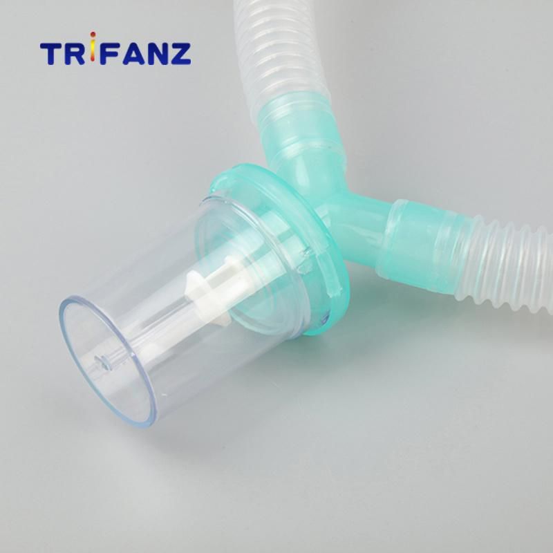 China Factory 1.5m 1.8m Disposable Medical Anesthesia Ventilator Corrugated Circuit for ICU Neonate Type Available