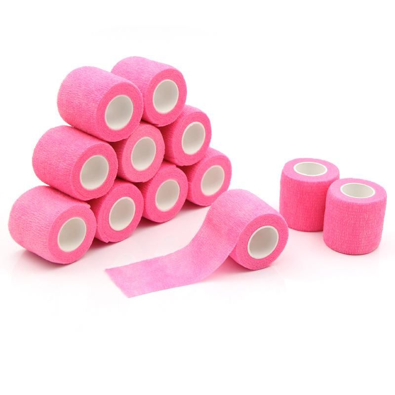 Bulk Wholesale Paw Printing Vet Wrap Elastic Self Adhesive Medical Cohesive Bandage