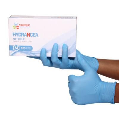 Good Quality Made in Malaysia Non Latex Guantes De Nitrilo Nitrile Examination Gloves