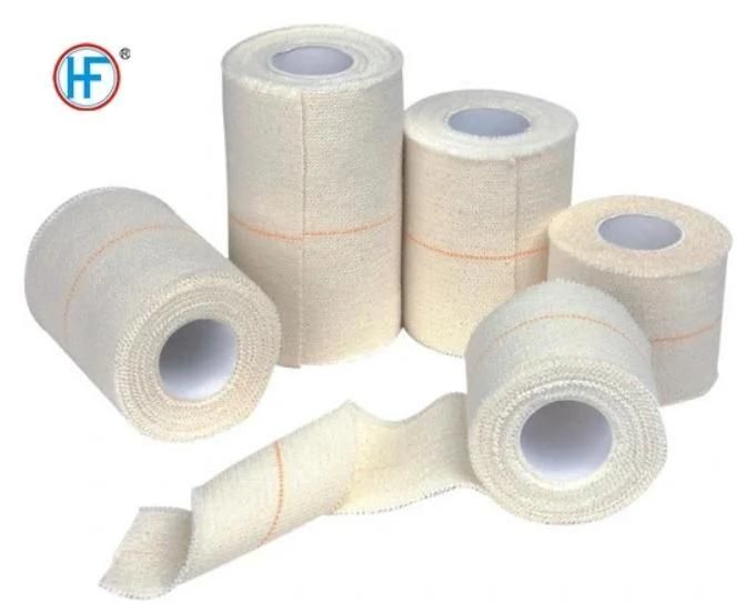 Factory China Medical Supplies Factory Price Sports Tape 100% Cotton Elastic Adhesive Bandage (EAB)