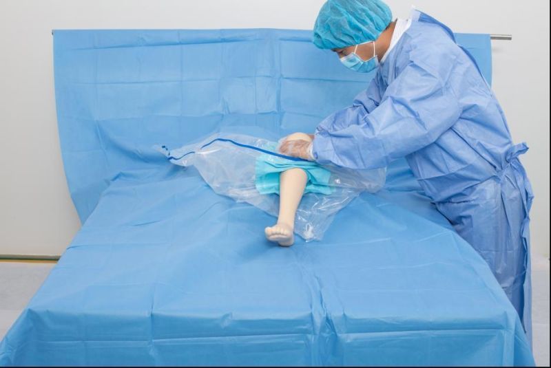 Eo Sterile Non Woven Surgical Knee Arthroscopy Drape Suppliers with CE ISO13485 Certification