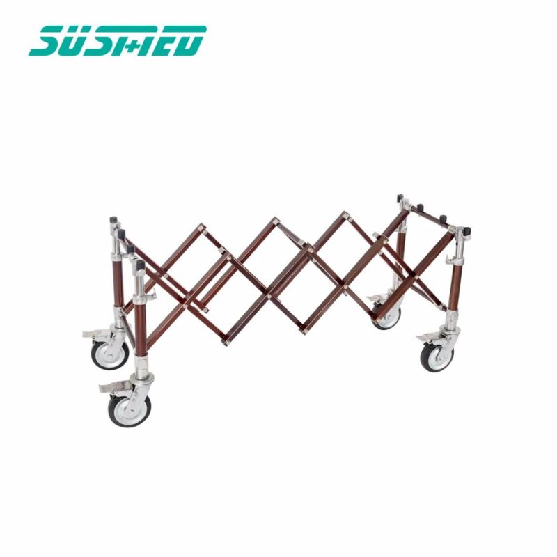 Funeral Body Coffin Car Aluminum Alloy Stainless Steel Mobile Coffin Funeral Transport Trolley